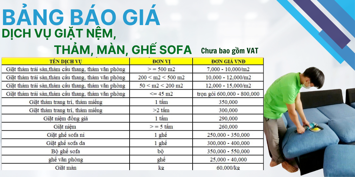 Bảng giá dịch vụ giặt rèm ghế sofa Phú Nhuận (0909980348) Cập nhật 2025